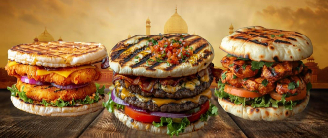 The Sweet Naan Burger