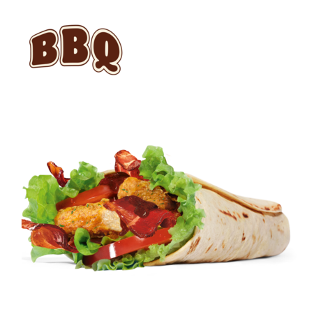 BBQ Crispy Chicken Wrap