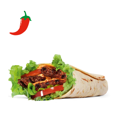 Spicy Beef Wrap