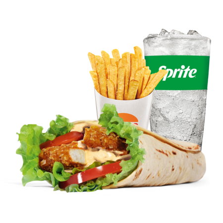 Menu Original Crispy Chicken Wrap 