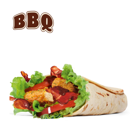 BBQ Crispy Chicken Wrap