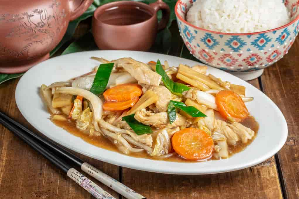 45.RIZ POULET CHOP-SUEY