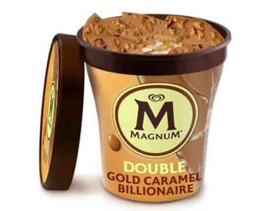 Magnum Becher Double Gold Caramel Billionaire (440ml)