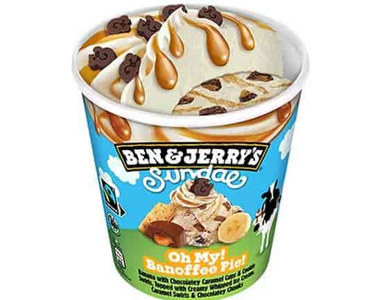 Ben & Jerry's Sundae Oh My! Banoffee Pie! 427ml