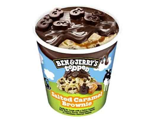 Ben & Jerry's Topped Salted Caramel Brownie, 438ml