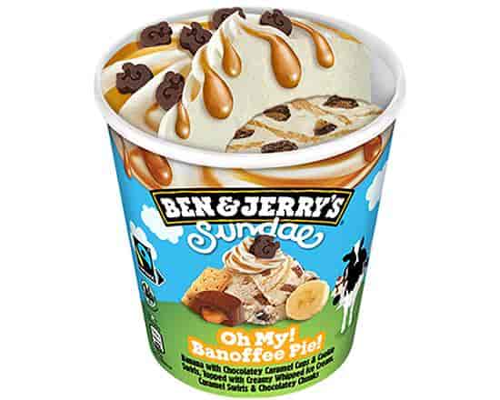 Ben & Jerry's Sundae Oh My! Banoffee Pie! (427ml)