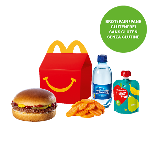 Happy Meal Hamburger avec pain sans gluten