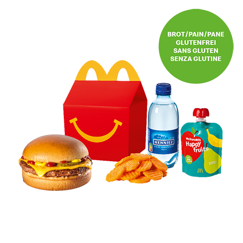 Happy Meal Cheeseburger avec pain sans gluten