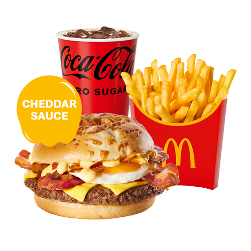 McExtreme Cheddar Bacon & Egg Menu