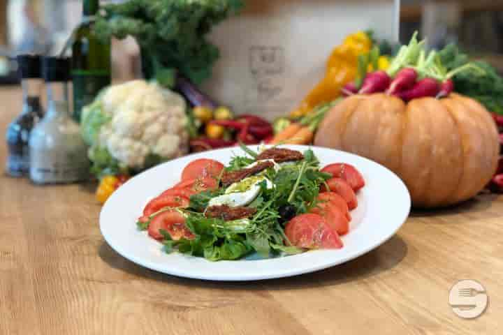 Tomatoes and Mozzarella di Bufala Salad