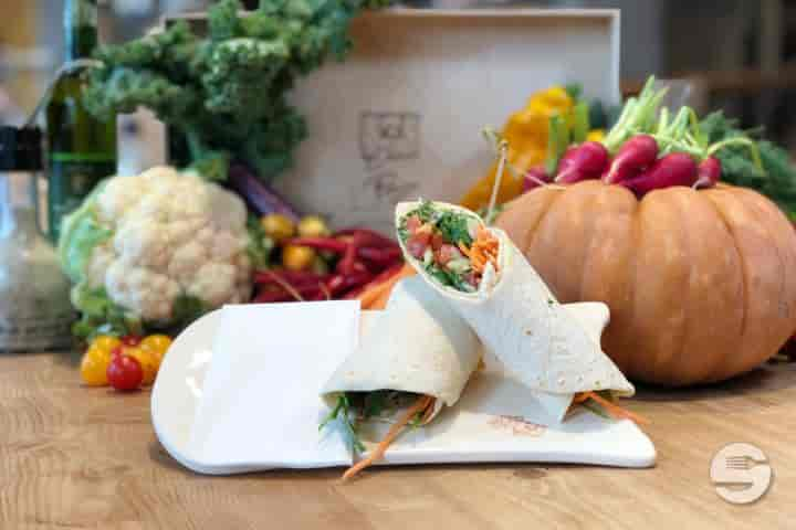 Houmous and Salad Wrap