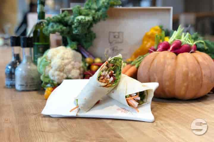 Roast Chicken and Salad Wrap